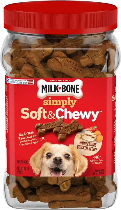 Soft & Chewy Dog Treats, Beef & Filet Mignon Recipe, 25 Ounce