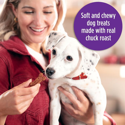 Soft & Chewy Dog Treats, Beef & Filet Mignon Recipe, 25 Ounce