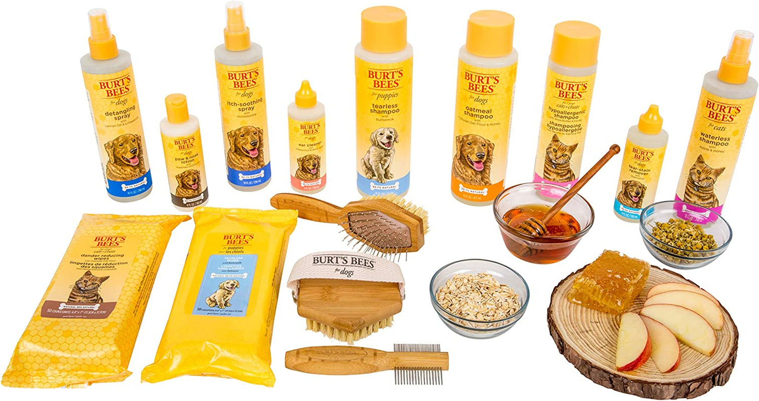 Cat Dander Remover Wipes with Colloidal Oat Flour - Pet Dander Remover Cat Wipes for Allergy Relief, Dry Skin Relief for Cats and Kittens, 50 Count